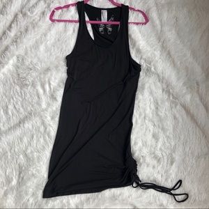 Jessica Simpson black dress with butterfly back